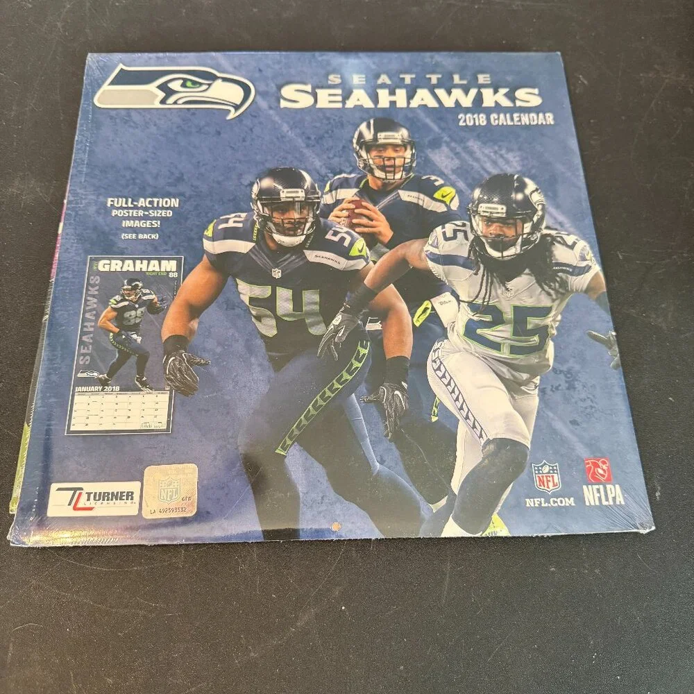 Seattle Seahawks Turner Licensing NFL Wall Calendar 2018 (109)